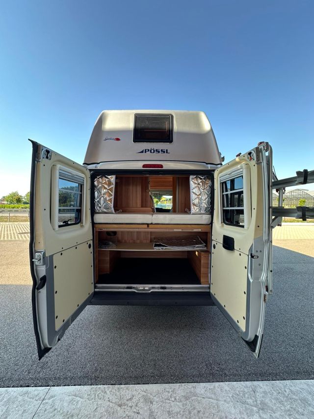 3 Guglielmi camper usati - Possl Vario 545-portellone posteriore1